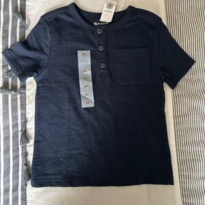 Three button short sleeve Henley